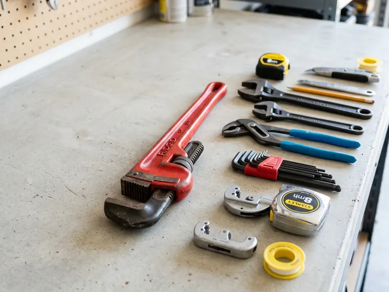 Professional plumbers in Glencoe, AL equipped with top-tier tools for residential and commercial plumbing services.